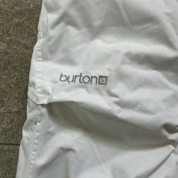 Burton white dry ride snow board ski pants women Size M - Picture 3 of 10